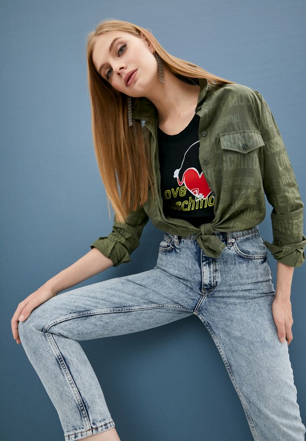 

Футболка Love Moschino, Черный