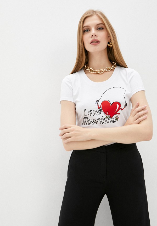 

Футболка Love Moschino, Белый