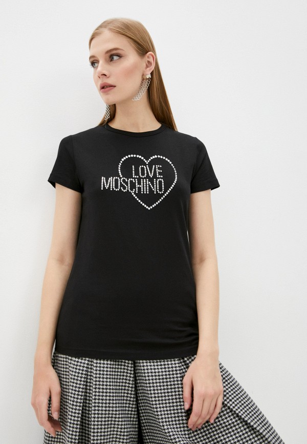 

Футболка Love Moschino, Черный, Love Moschino RTLAAQ837101