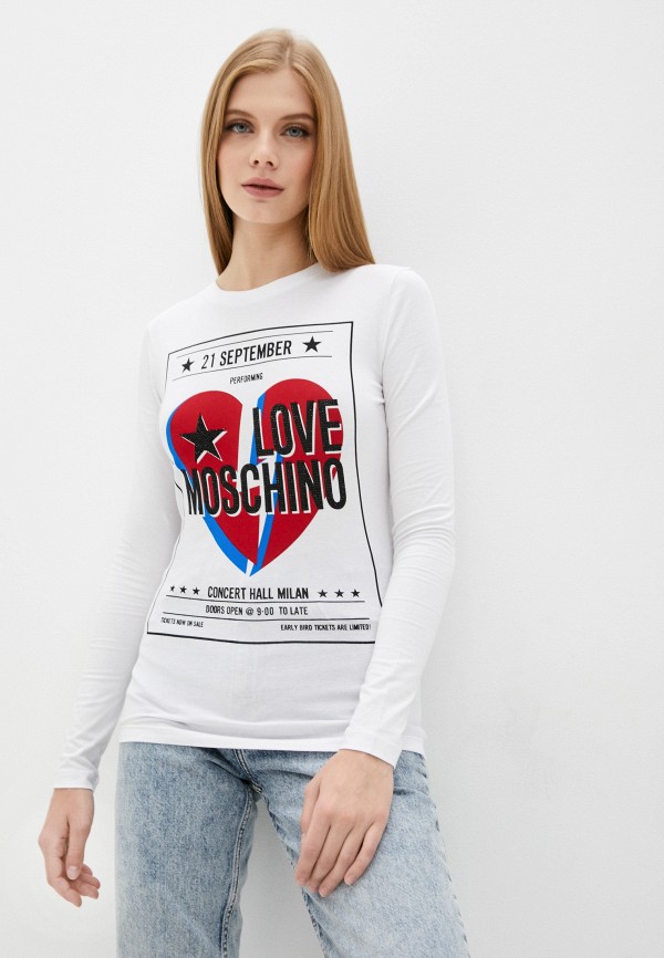 

Лонгслив Love Moschino, Белый