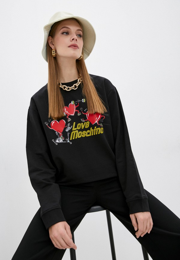 

Свитшот Love Moschino, Черный, Love Moschino RTLAAQ838801