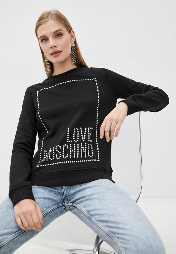 

Свитшот Love Moschino, Черный, Love Moschino RTLAAQ838901