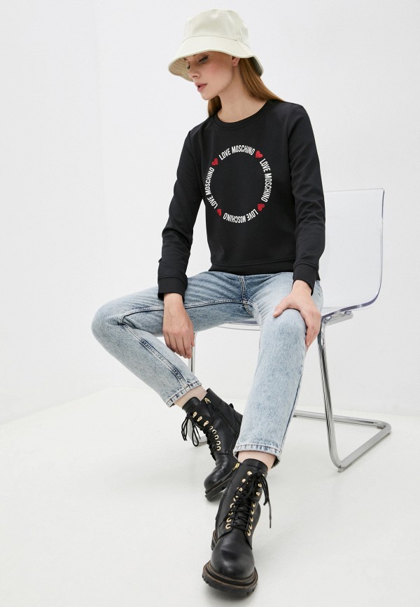 

Свитшот Love Moschino, Черный