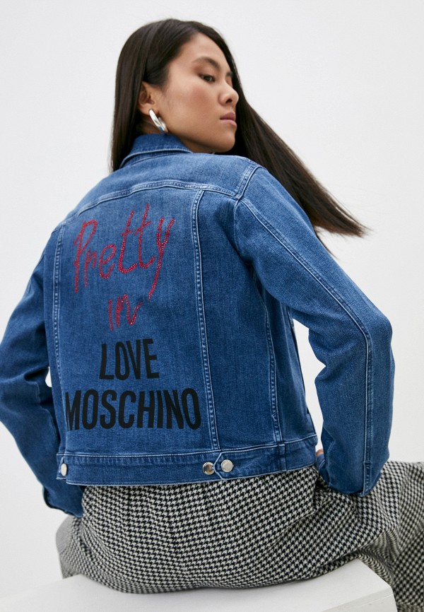 

Куртка джинсовая Love Moschino, Синий