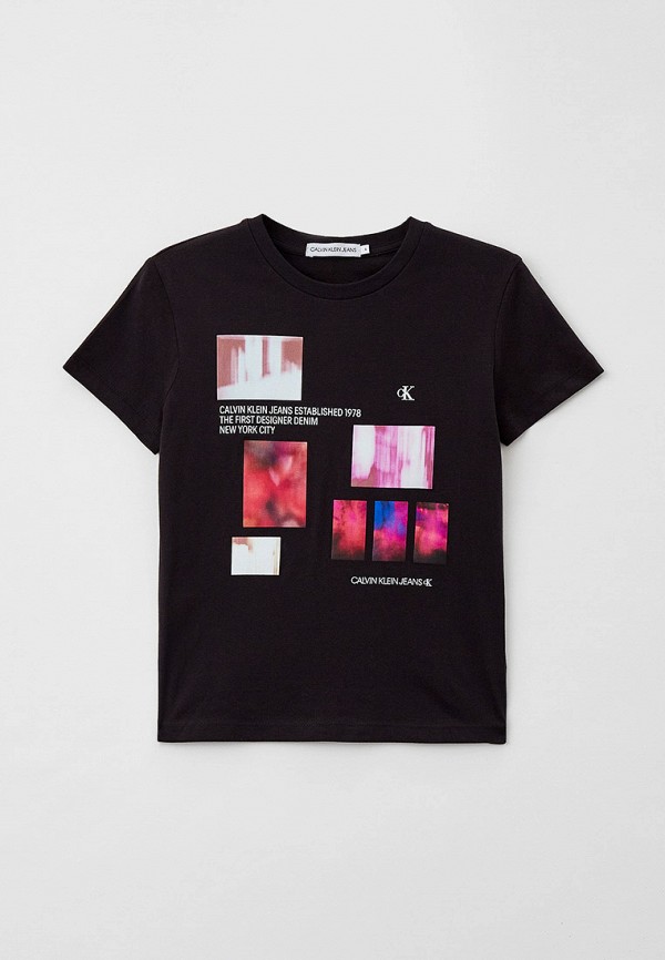 

Футболка Calvin Klein Jeans, Черный, Calvin Klein Jeans RTLAAQ885001