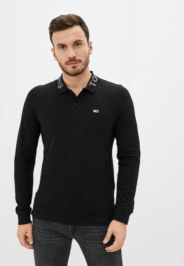 

Поло Tommy Jeans, Черный