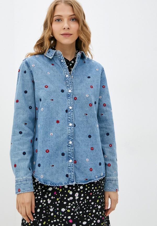 

Рубашка джинсовая Tommy Jeans, Голубой