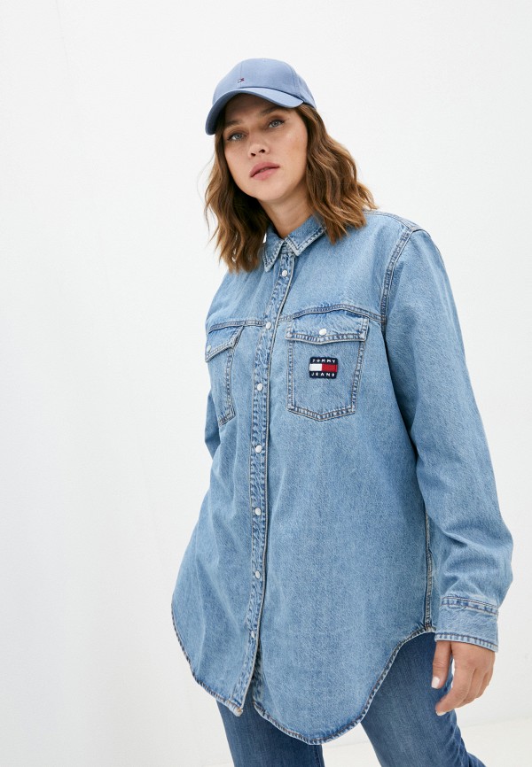 

Рубашка джинсовая Tommy Jeans, Голубой