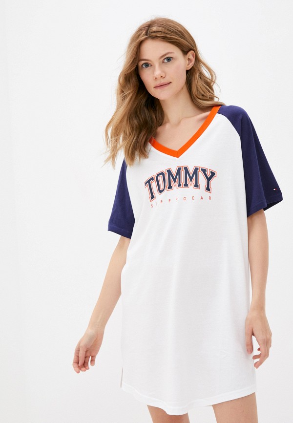 Платье домашнее Tommy Hilfiger белый UW0UW03216 RTLAAQ981201