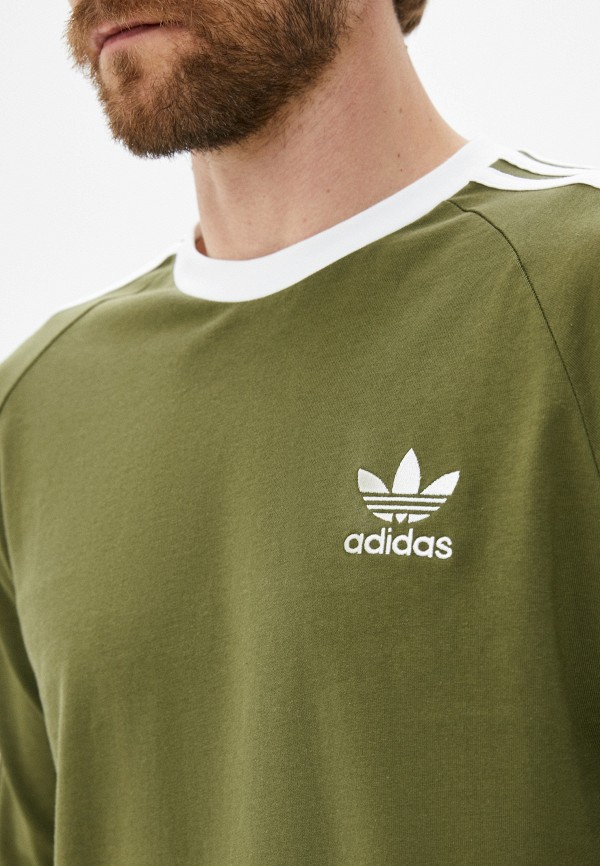 

Лонгслив adidas Originals, Хаки, 3-STRIPES LS T