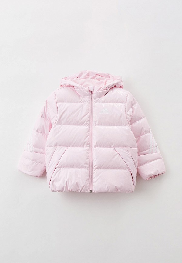 

Пуховик adidas, Розовый, YK METALIC DOWN