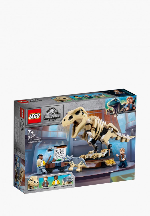 

Конструктор Jurassic World LEGO, Разноцветный, "Скелет тираннозавра на выставке", 198 деталей