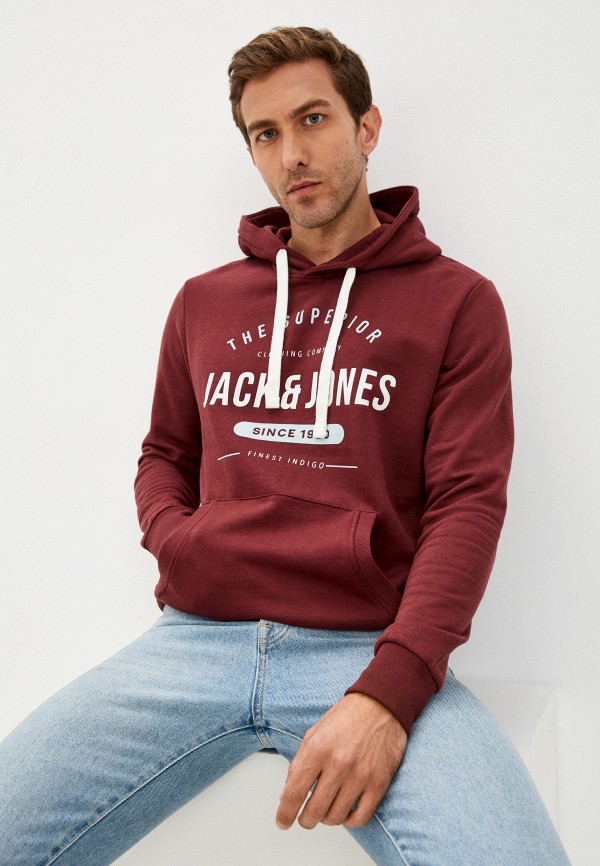 

Худи Jack & Jones, Бордовый