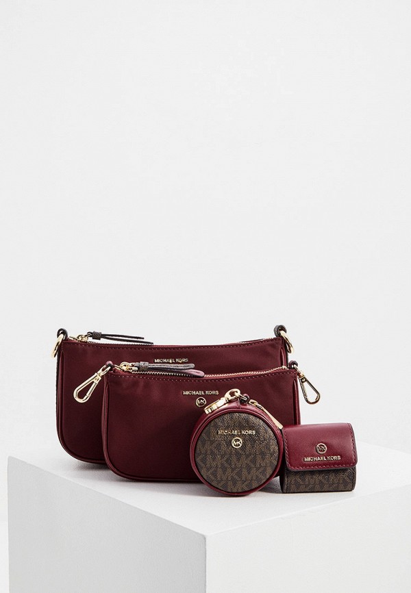 

Сумки 2 шт. и кошельки 2 шт. Michael Michael Kors, Бордовый, JET SET CHARM