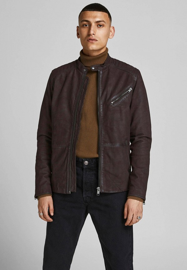 фото Куртка кожаная jack & jones