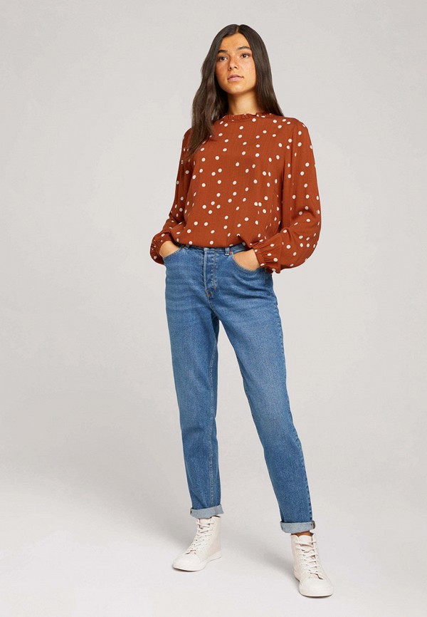

Блуза Tom Tailor Denim, Коричневый