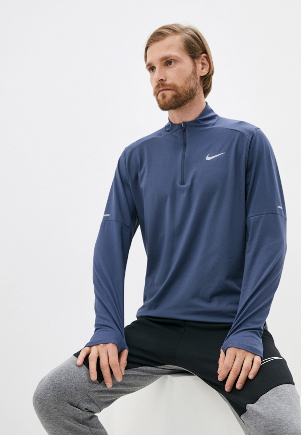 

Лонгслив спортивный Nike, Синий, M NK DF ELMNT TOP HZ