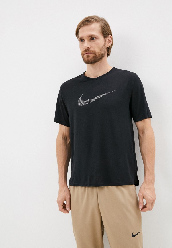 

Футболка спортивная Nike, Черный, M NK DF RUN DVN GX MILER SS HY