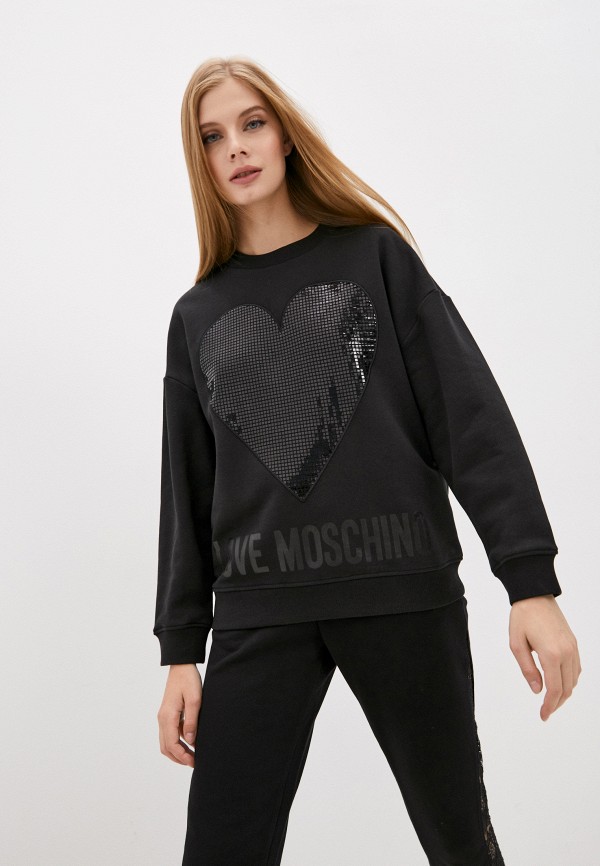 

Свитшот Love Moschino, Черный
