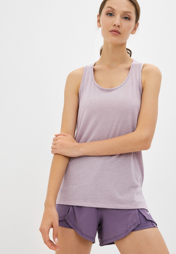 

Майка спортивная Nike, Фиолетовый, W NIKE YOGA LAYER TANK