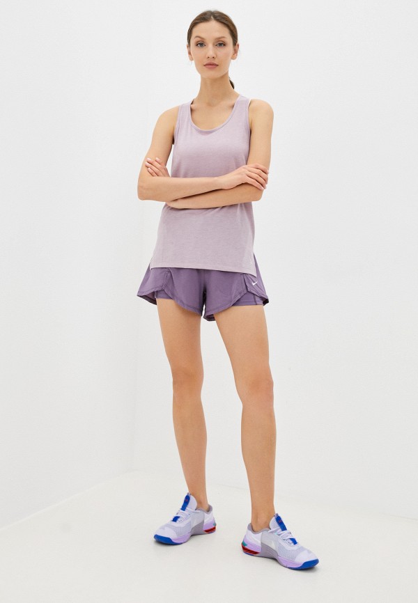 

Шорты спортивные Nike, Фиолетовый, W NK DF FLX ESS 2-IN-1 SHRT