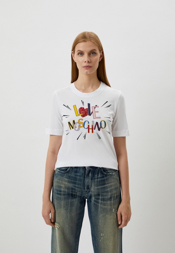

Футболка Love Moschino, Белый