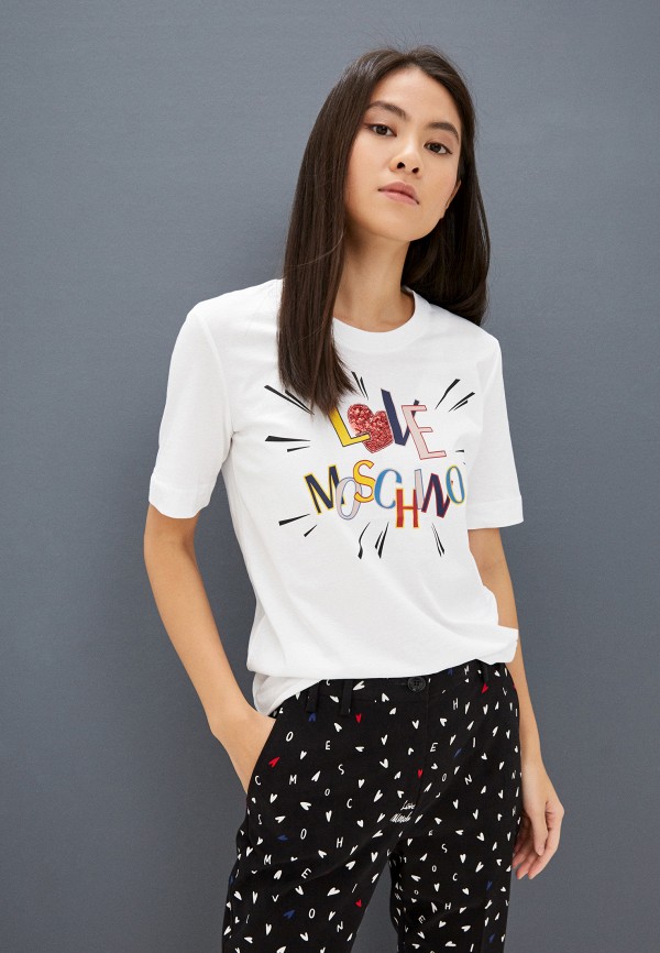 

Футболка Love Moschino, Белый