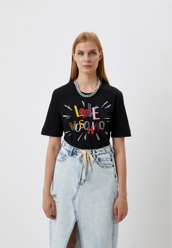 

Футболка Love Moschino, Черный