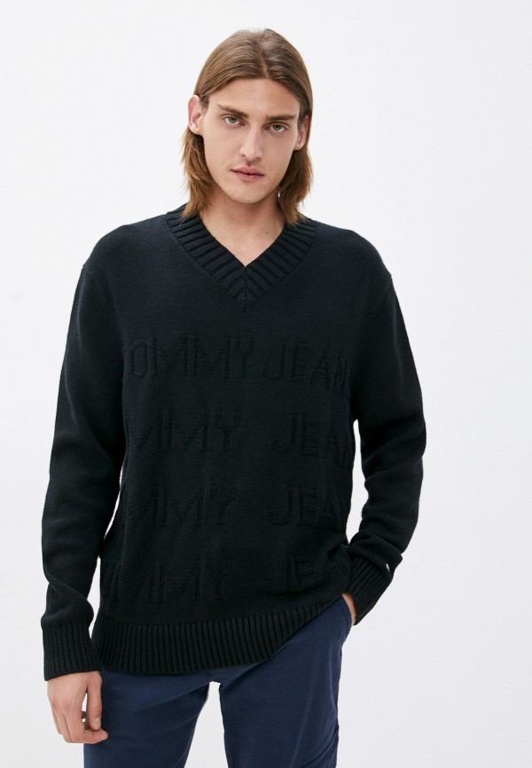 Пуловер Tommy Jeans черный DM0DM11369 RTLAAR409901