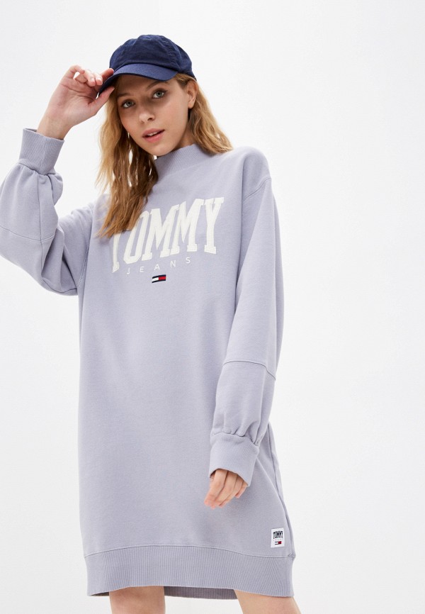 

Платье Tommy Jeans, Фиолетовый, COLLEGIATE