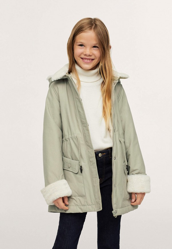 фото Куртка утепленная mango kids