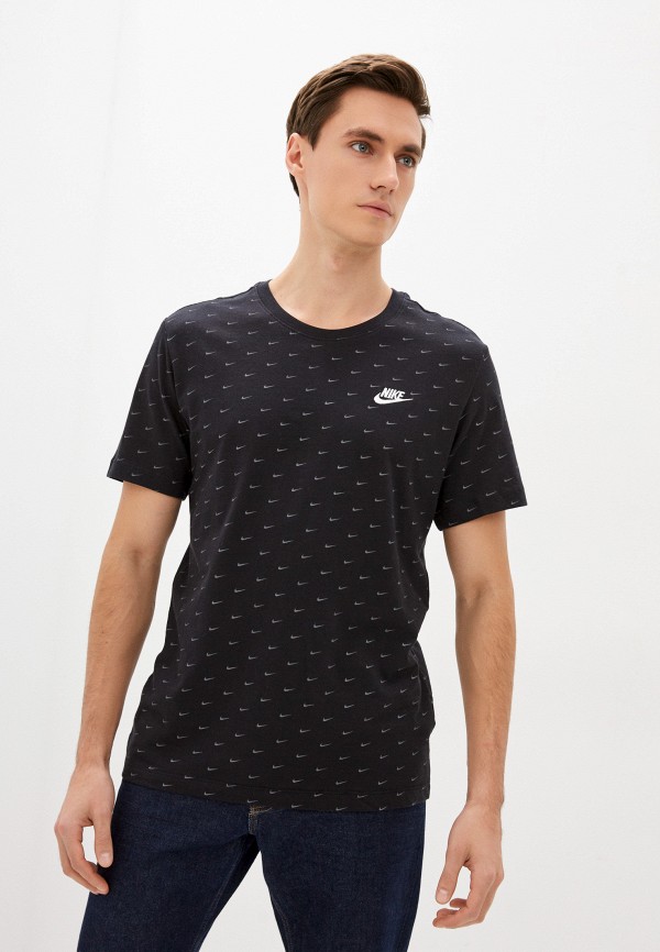 

Футболка Nike, Черный, M NSW SS TEE MINI SWOOSH AOP