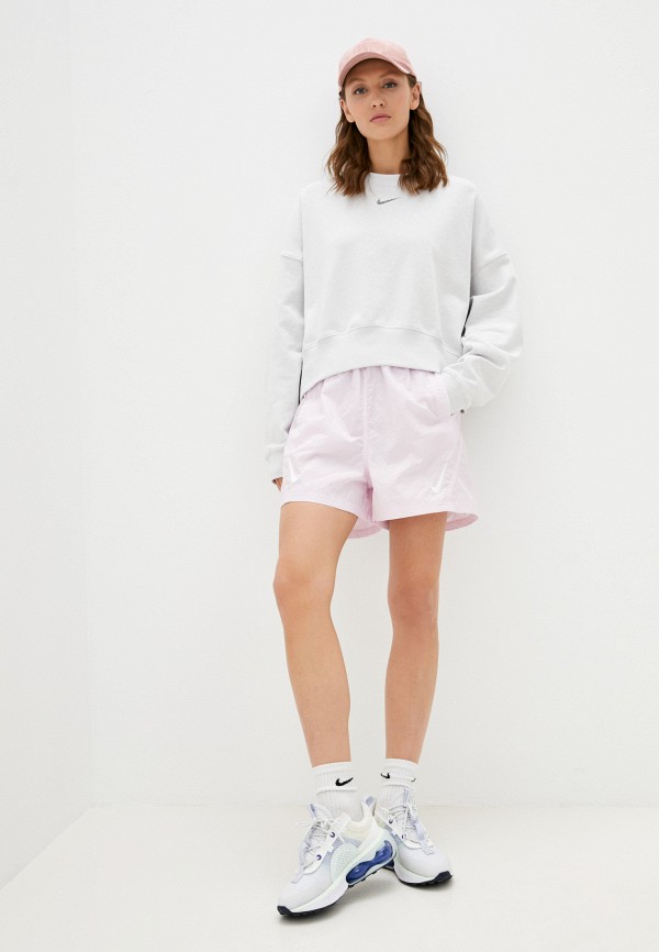 

Шорты спортивные Nike, Розовый, W NSW RPL SWSH WVN GX HR SHRT