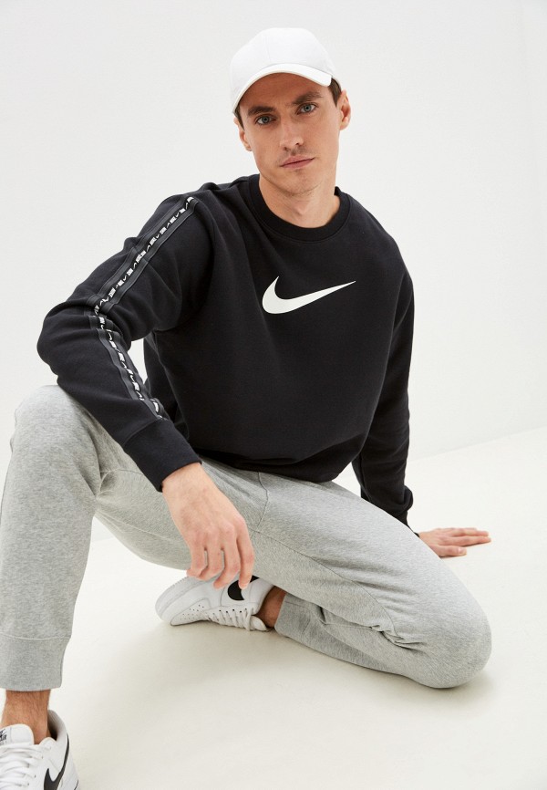 

Свитшот Nike, Черный, M NSW REPEAT FLC CREW BB