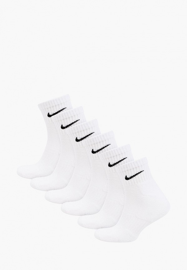 

Носки 6 пар Nike, Белый, U NK EVERYDAY CUSH ANKL 6PR-BD