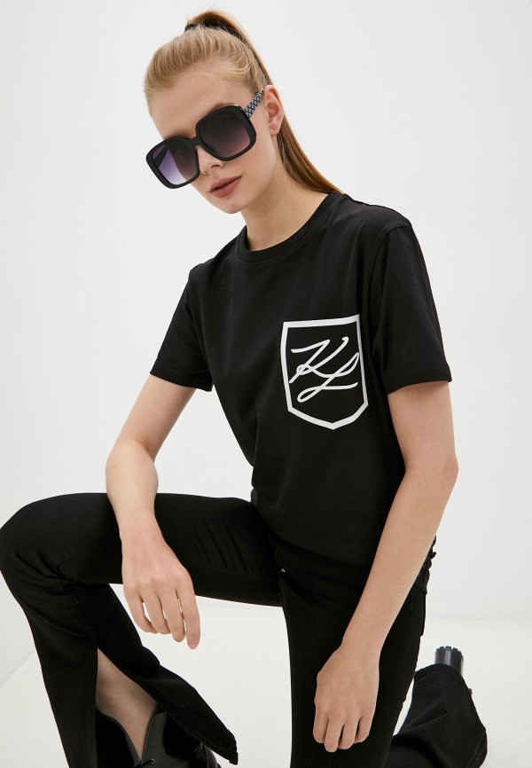 

Футболка Karl Lagerfeld, Черный