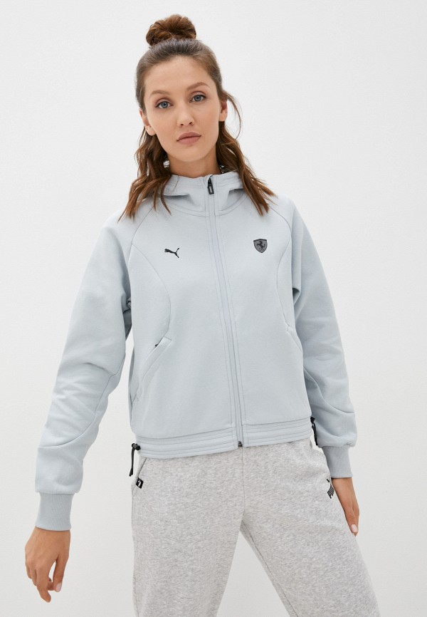 

Толстовка PUMA, Голубой, Ferrari Style Wmn Hooded Sweat Jacket
