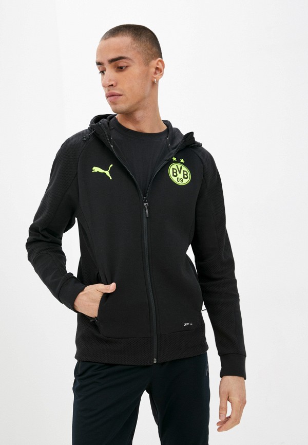 

Толстовка PUMA, Черный, BVB Casuals Hooded Jacket w/o Sponsor