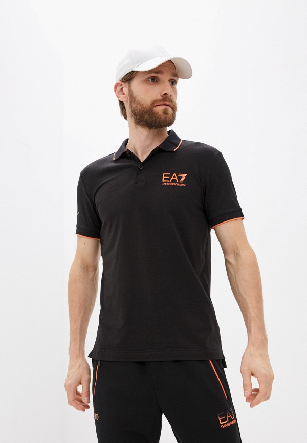 

Поло EA7, Черный