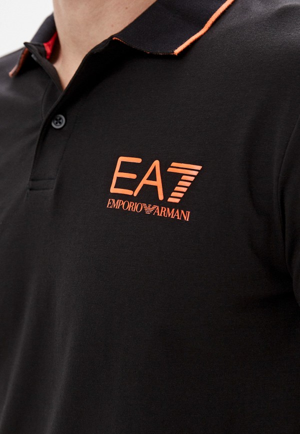 

Поло EA7, Черный, EA7 RTLAAR607402