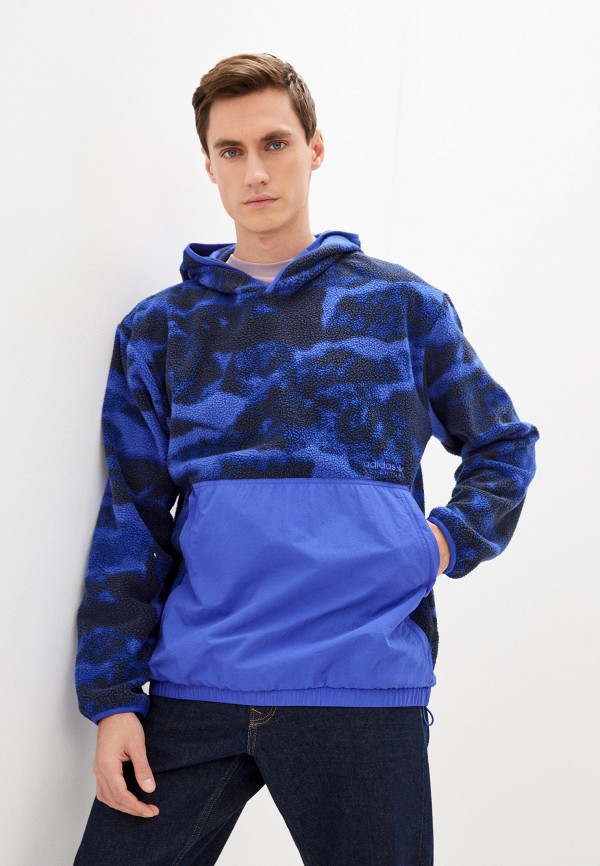 

Худи adidas Originals, Синий, PFLEEC AOP