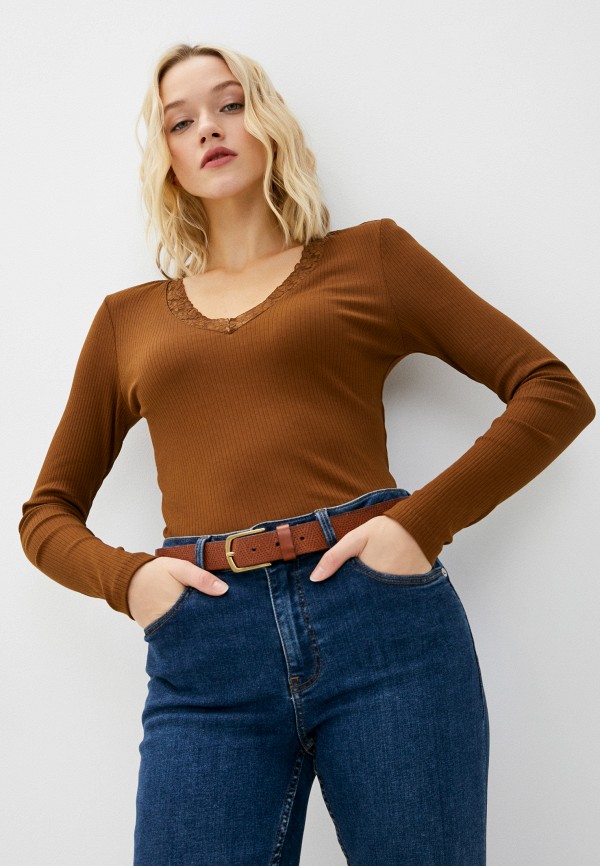 

Лонгслив Vero Moda, Коричневый