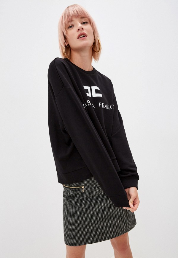 

Свитшот Elisabetta Franchi, Черный