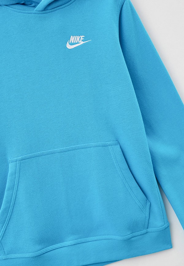 

Худи Nike, Голубой, B NSW CLUB PO HOODIE