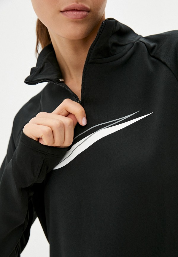 

Лонгслив спортивный Nike, Черный, W NK DF SWSH RUN HZ MDLYR