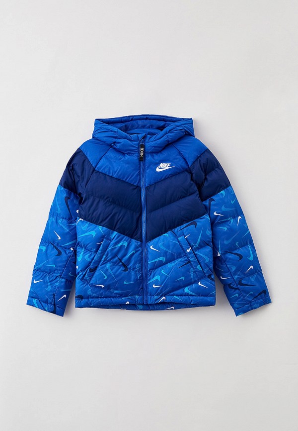 Куртка утепленная Nike синего цвета