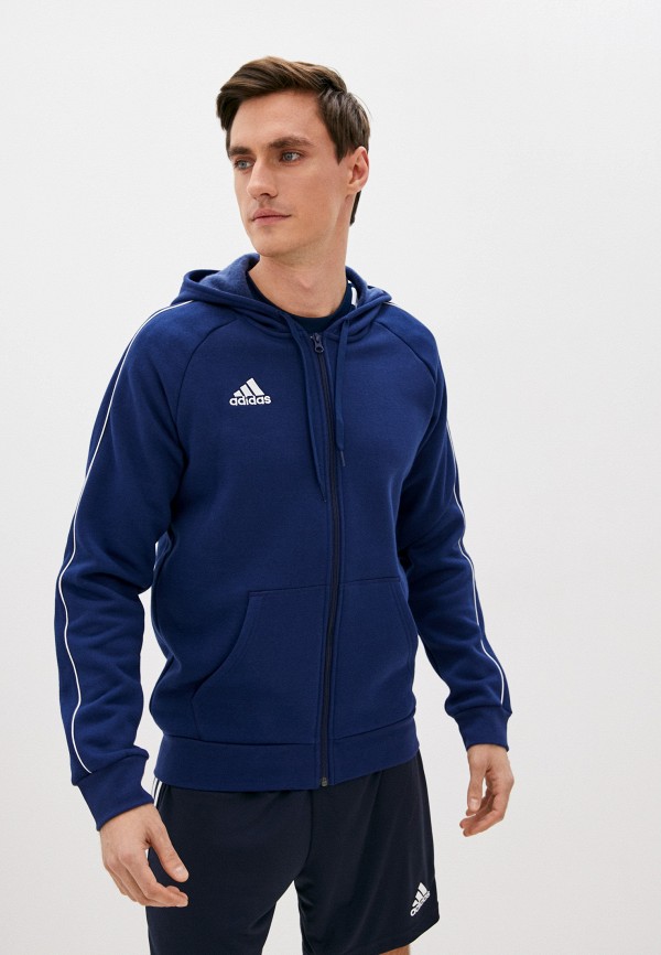 

Толстовка adidas, Синий, CORE18 FZ HOODY