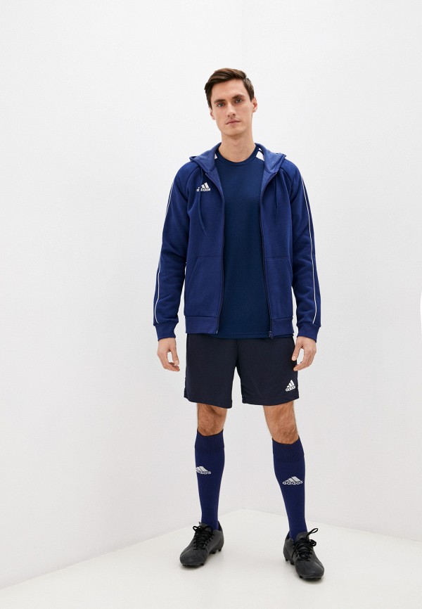 

Толстовка adidas, Синий, CORE18 FZ HOODY