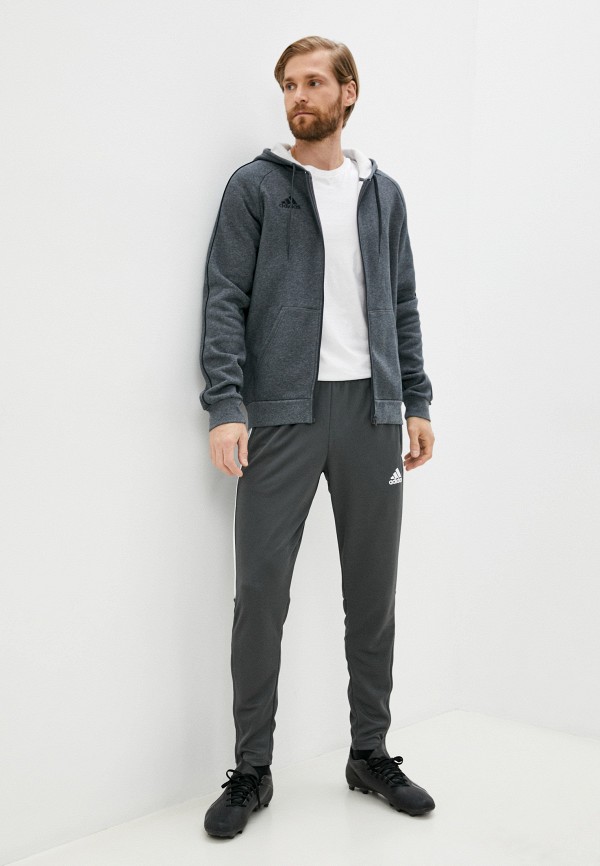 

Толстовка adidas, Серый, CORE18 FZ HOODY