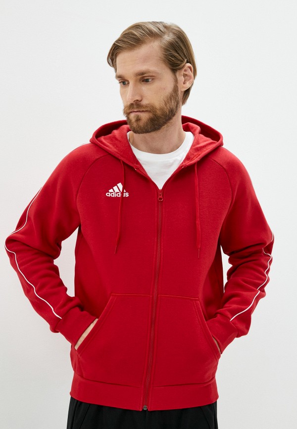 

Толстовка adidas, Красный, CORE18 FZ HOODY